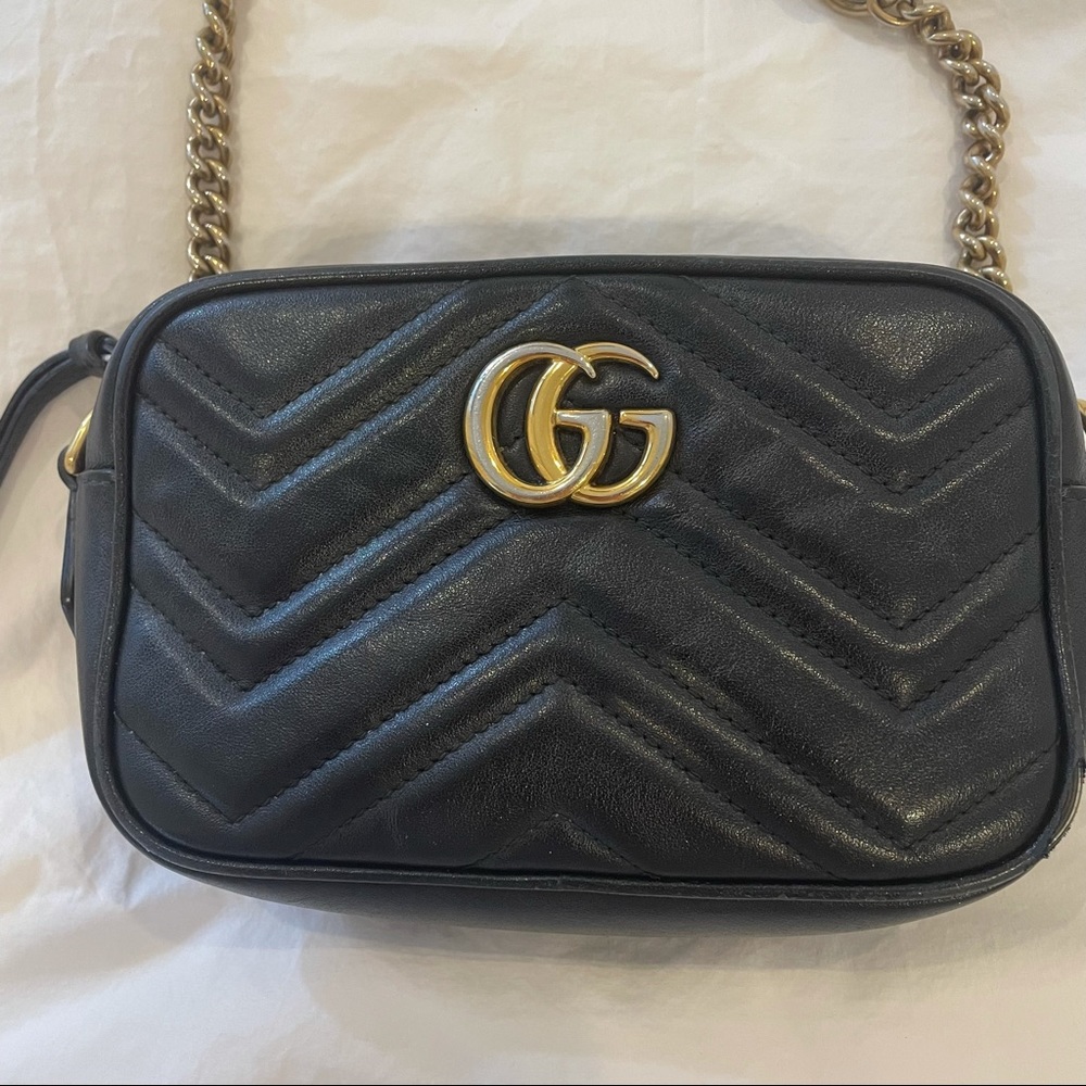 Gucci GG Marmont mini leather bag